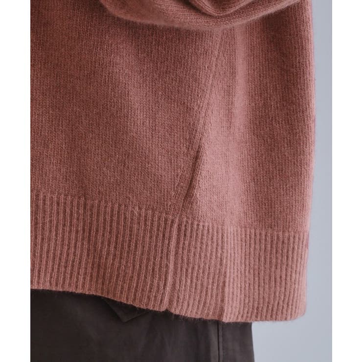 【es】フラッフィーウールVネックニット【洗濯機OK】 | OPAQUE.CLIP | 詳細画像19 