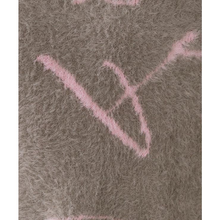 アート柄シャギーニット【洗濯機OK】 | OPAQUE.CLIP | 詳細画像4 