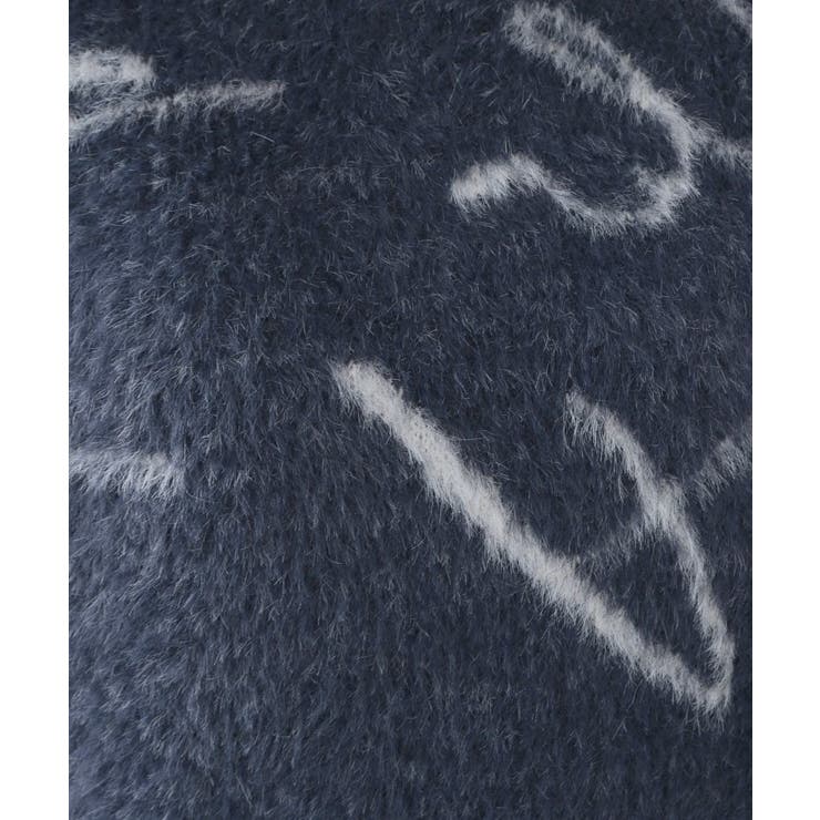 アート柄シャギーニット【洗濯機OK】 | OPAQUE.CLIP | 詳細画像8 