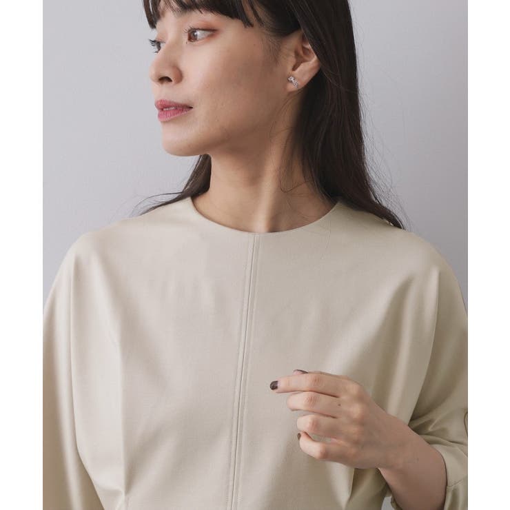 襟付きドルマントップス【洗濯機OK】 | OPAQUE.CLIP | 詳細画像8 