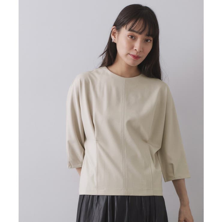 襟付きドルマントップス【洗濯機OK】 | OPAQUE.CLIP | 詳細画像9 