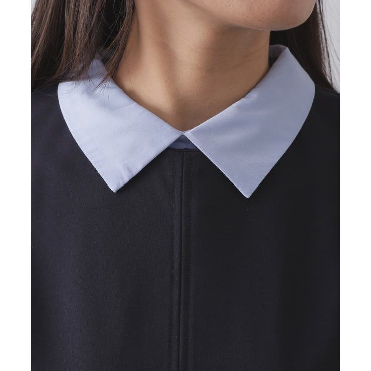 襟付きドルマントップス【洗濯機OK】 | OPAQUE.CLIP | 詳細画像25 