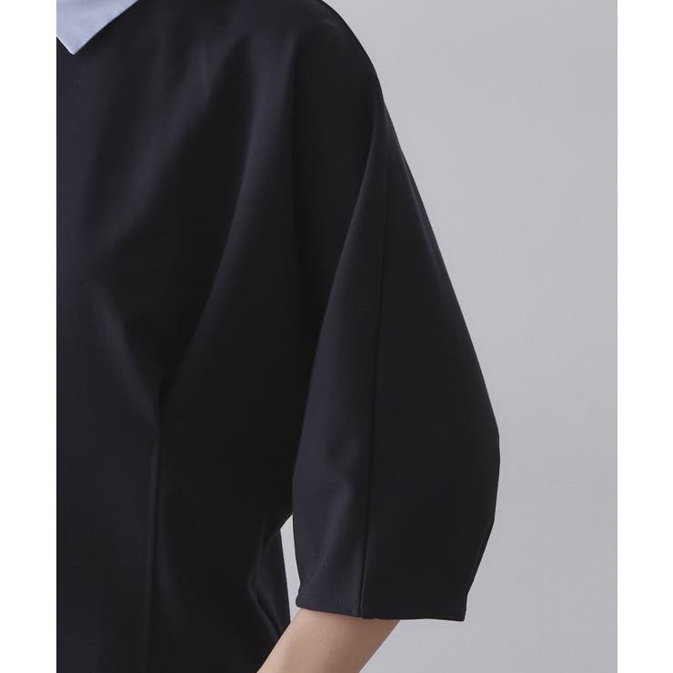 襟付きドルマントップス【洗濯機OK】 | OPAQUE.CLIP | 詳細画像27 