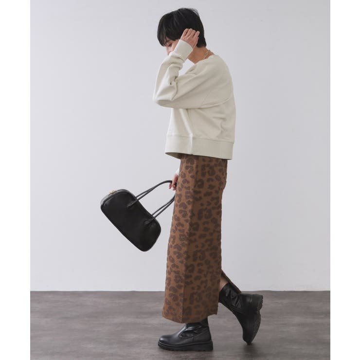 ラメ裏毛ショートプルオーバー【洗濯機OK】 | OPAQUE.CLIP | 詳細画像2 