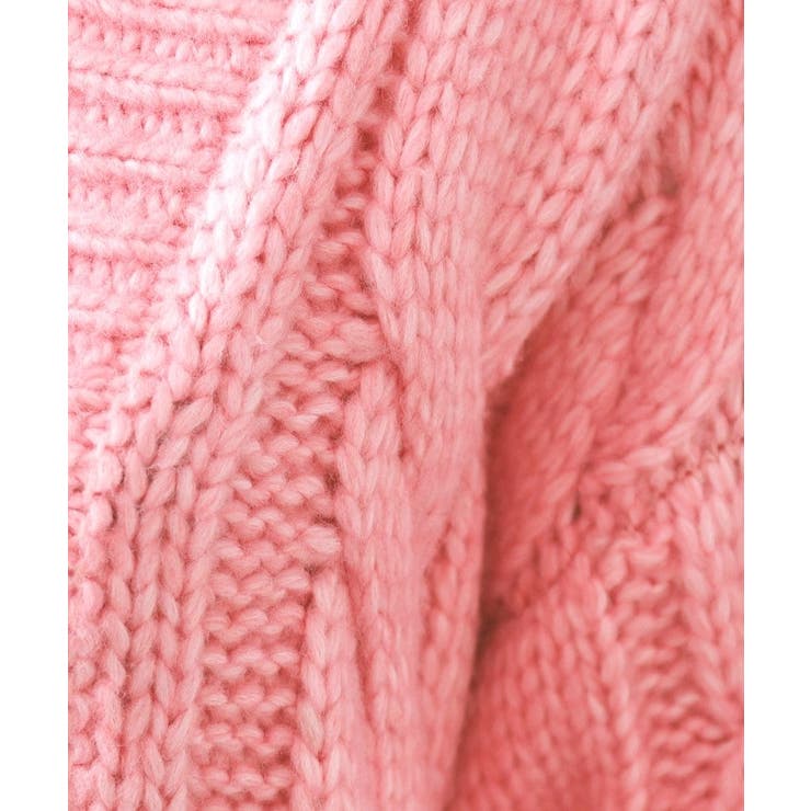 ケーブルローゲージニットカーディガン【洗濯機OK】 | OPAQUE.CLIP | 詳細画像9 