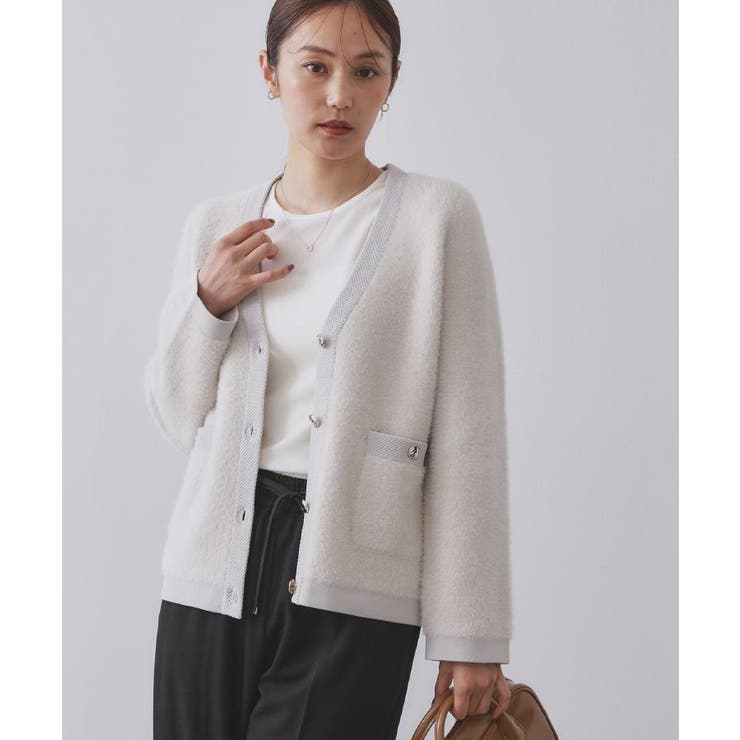 フェザーヤーンカーディガン【洗濯機OK/抗ピル】 | OPAQUE.CLIP | 詳細画像38 