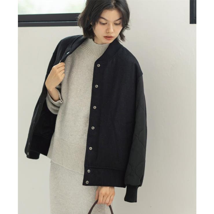 《リバーシブル》キルティングブルゾン | OPAQUE.CLIP | 詳細画像4 