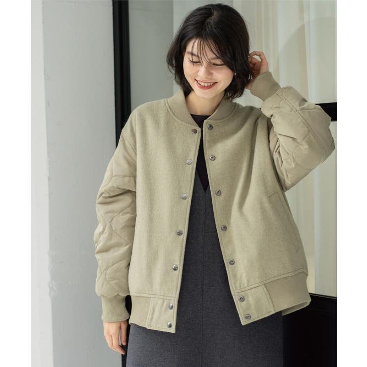 《リバーシブル》キルティングブルゾン | OPAQUE.CLIP | 詳細画像10 