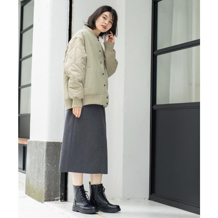 《リバーシブル》キルティングブルゾン | OPAQUE.CLIP | 詳細画像16 