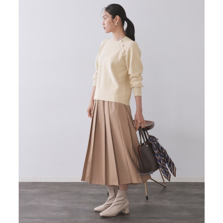 ボタンデザインラメニット【洗濯機OK】 | OPAQUE.CLIP | 詳細画像29 