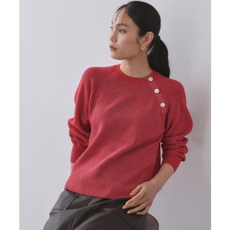 ボタンデザインラメニット【洗濯機OK】 | OPAQUE.CLIP | 詳細画像41 