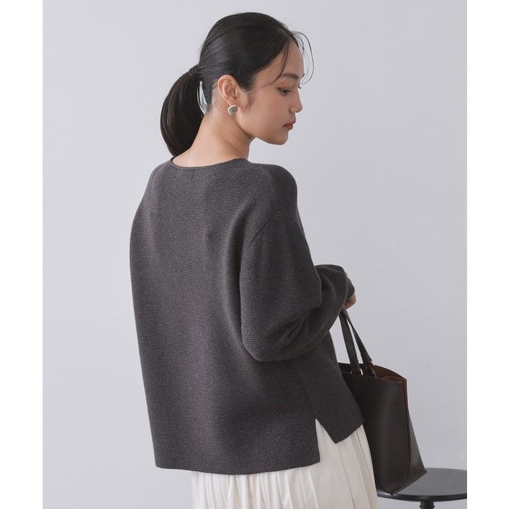 ラメガーターボートネックニット【洗濯機OK】 | OPAQUE.CLIP | 詳細画像41 