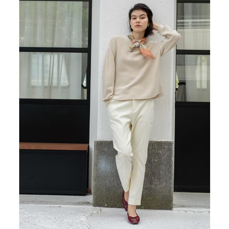 ラメガーターボートネックニット【洗濯機OK】 | OPAQUE.CLIP | 詳細画像6 