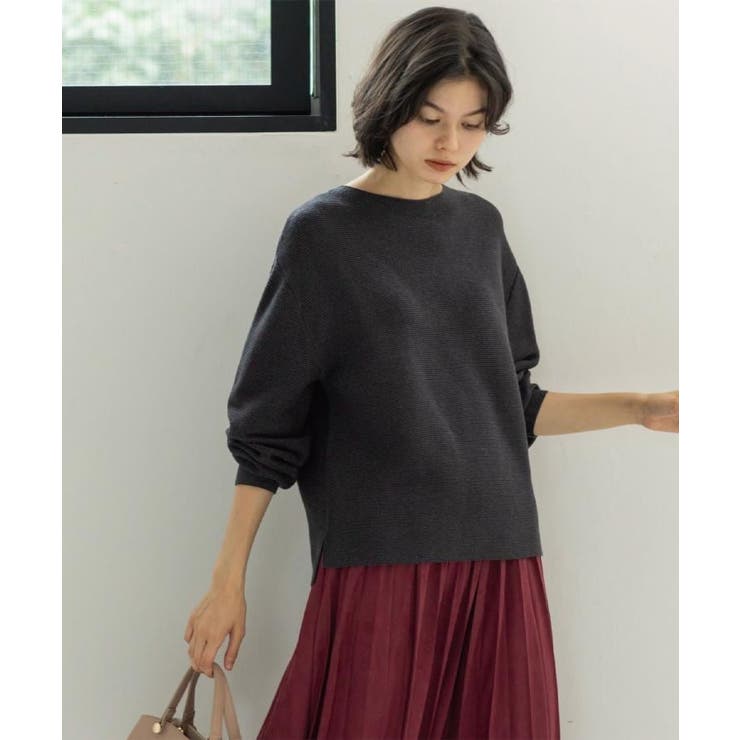 ラメガーターボートネックニット【洗濯機OK】 | OPAQUE.CLIP | 詳細画像14 