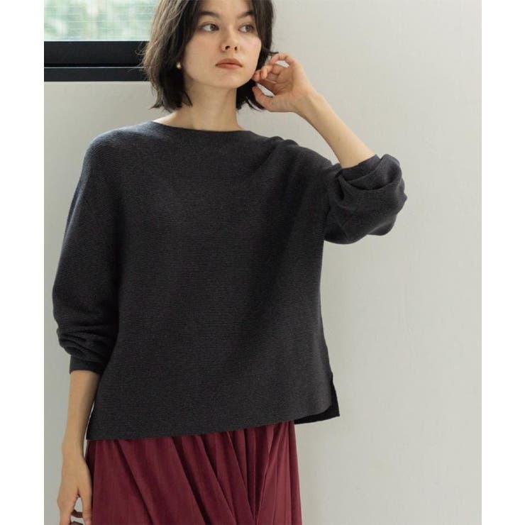 ラメガーターボートネックニット【洗濯機OK】 | OPAQUE.CLIP | 詳細画像17 