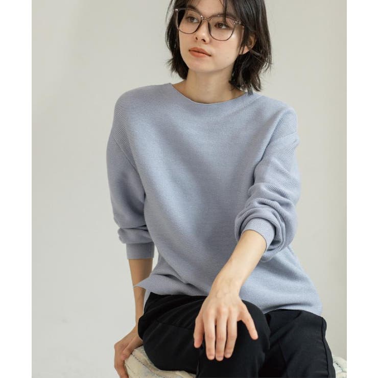 ラメガーターボートネックニット【洗濯機OK】 | OPAQUE.CLIP | 詳細画像21 