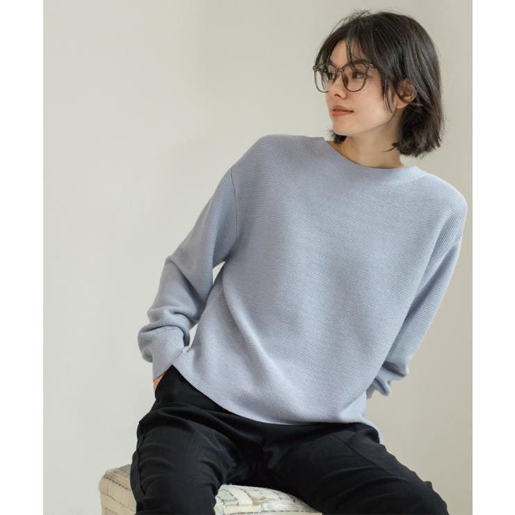 ラメガーターボートネックニット【洗濯機OK】 | OPAQUE.CLIP | 詳細画像23 