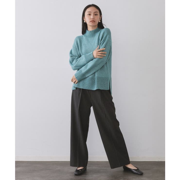 ラメスパンコールハイネックニット/セットアップ対応可【洗濯機OK】 | OPAQUE.CLIP | 詳細画像51 