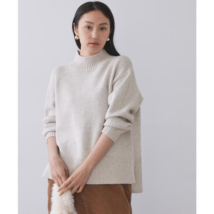 ラメスパンコールハイネックニット/セットアップ対応可【洗濯機OK】 | OPAQUE.CLIP | 詳細画像35 