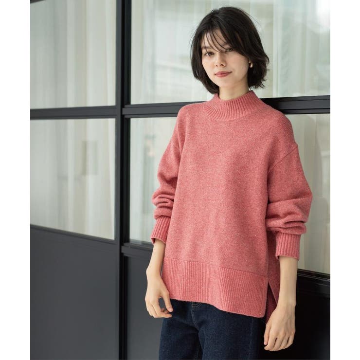 ラメスパンコールハイネックニット/セットアップ対応可【洗濯機OK】 | OPAQUE.CLIP | 詳細画像30 