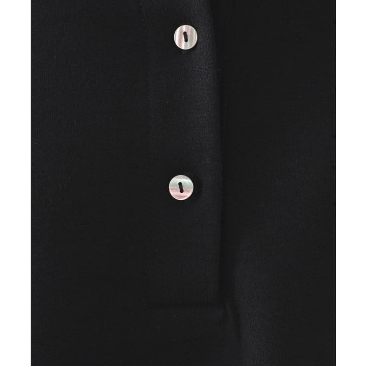 ポロ衿配色ミニワンピース【洗濯機OK】 | OPAQUE.CLIP | 詳細画像4 