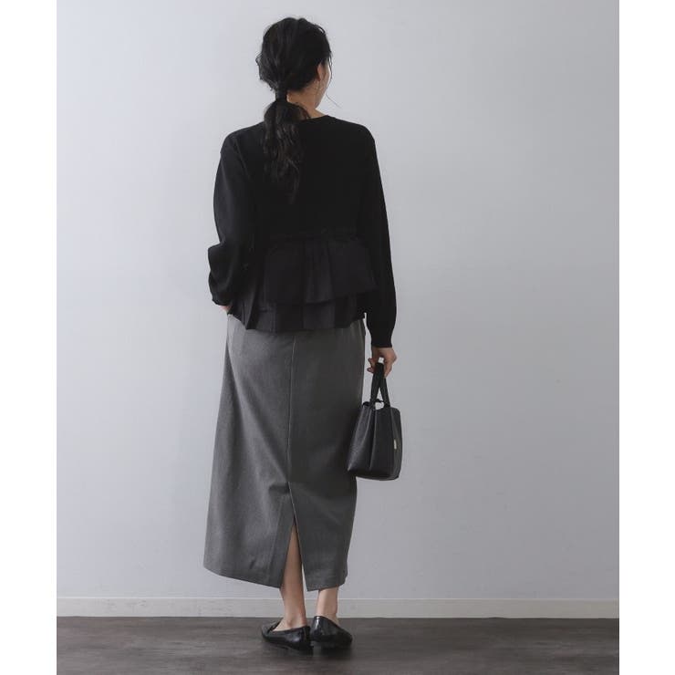 フリルドッキングニット【洗濯機OK】 | OPAQUE.CLIP | 詳細画像7 