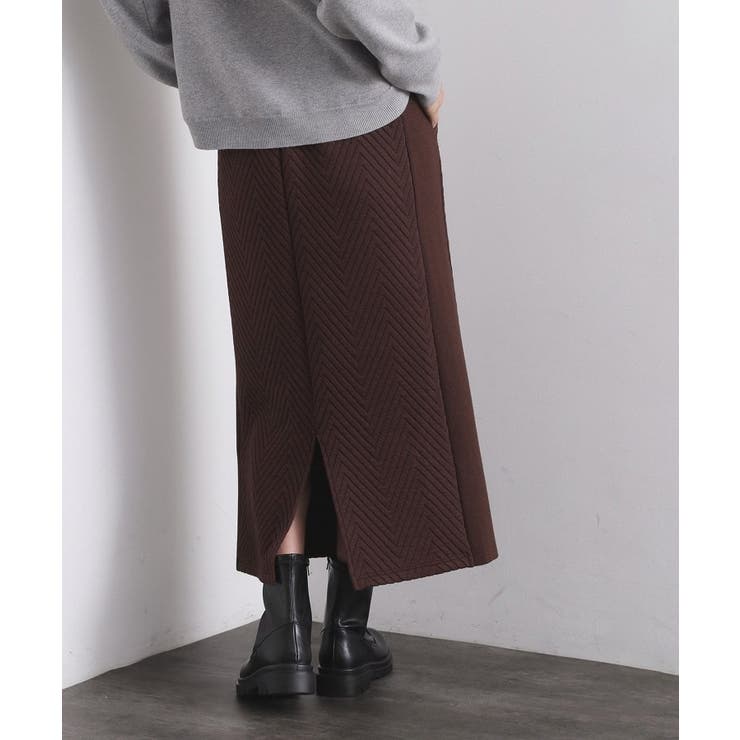 キルティングイージーナロースカート【洗濯機OK】 | OPAQUE.CLIP | 詳細画像5 