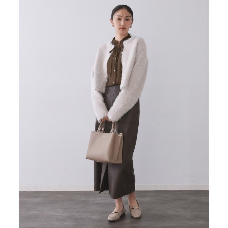 フリルカラーブラウス【洗濯機OK】 | OPAQUE.CLIP | 詳細画像3 