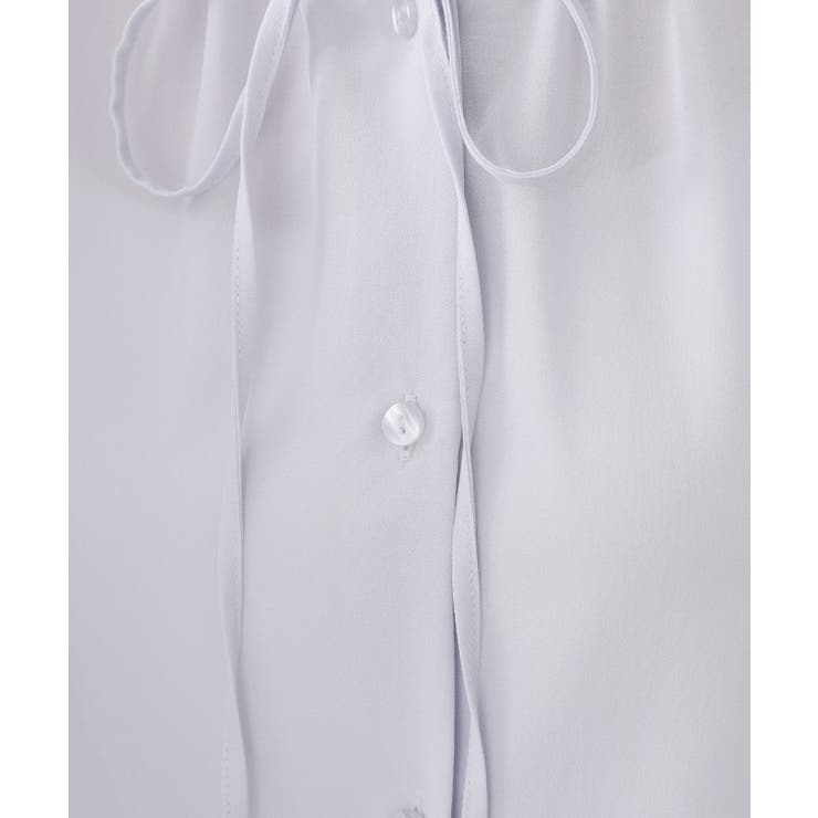 フリルカラーブラウス【洗濯機OK】 | OPAQUE.CLIP | 詳細画像12 