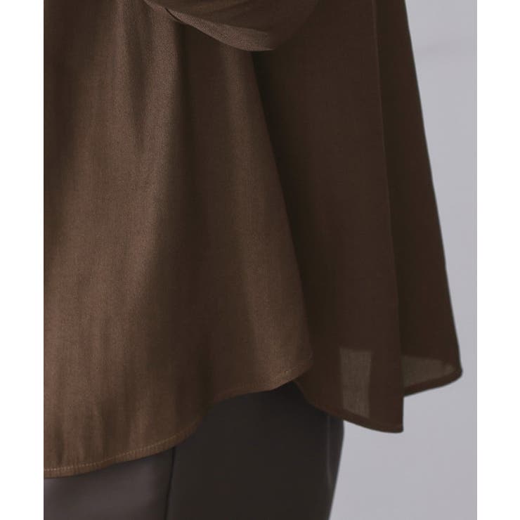 フリルカラーブラウス【洗濯機OK】 | OPAQUE.CLIP | 詳細画像20 