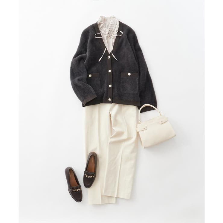 フリルカラーブラウス【洗濯機OK】 | OPAQUE.CLIP | 詳細画像21 