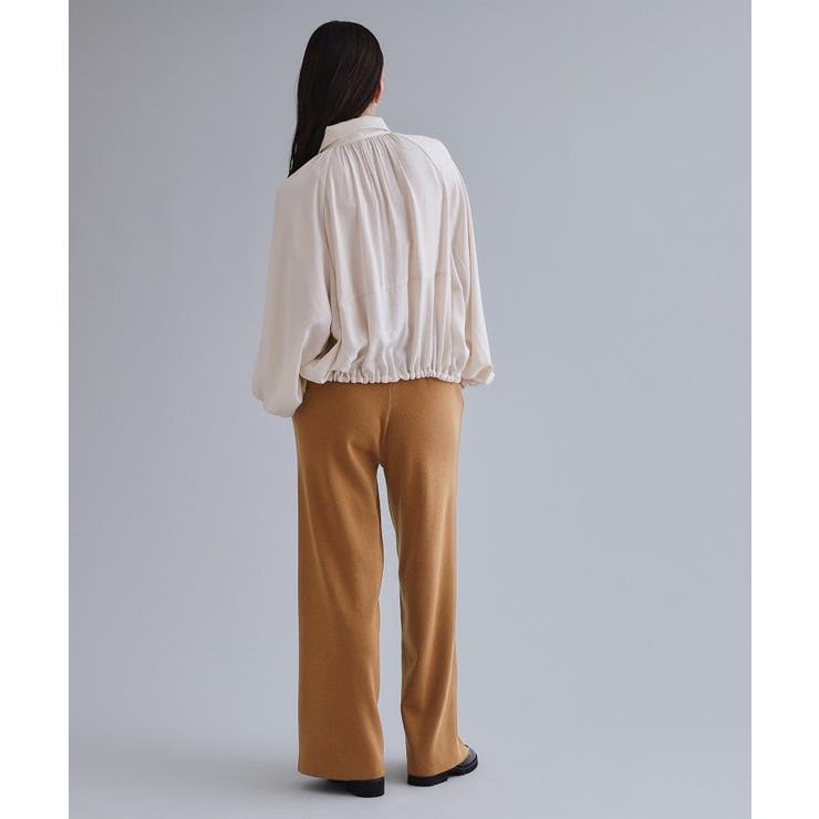 【es】ニットワイドパンツ【洗濯機OK】 | OPAQUE.CLIP | 詳細画像7 