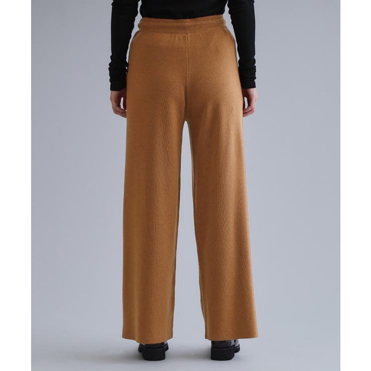 【es】ニットワイドパンツ【洗濯機OK】 | OPAQUE.CLIP | 詳細画像11 