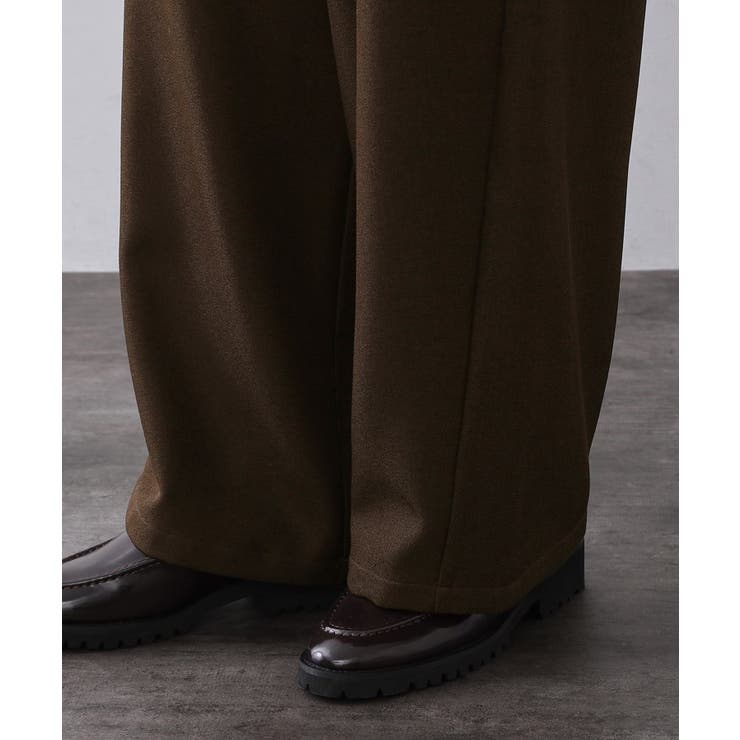 メランジ カーヴィーパンツ【洗濯機OK】 | OPAQUE.CLIP | 詳細画像15 