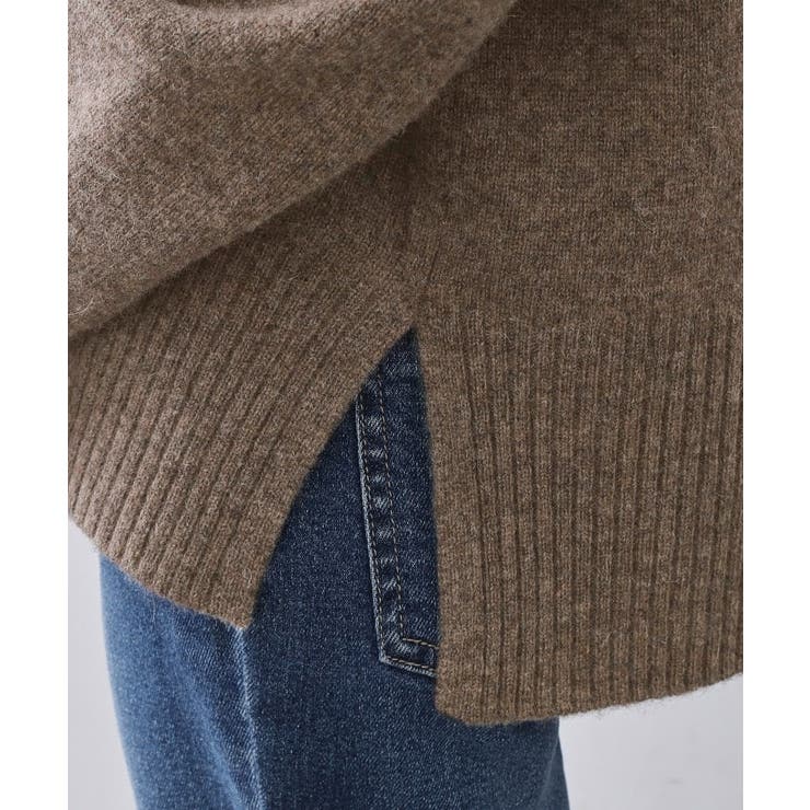 リラクシーVネックミドルゲージニット【洗える】 | OPAQUE.CLIP | 詳細画像14 