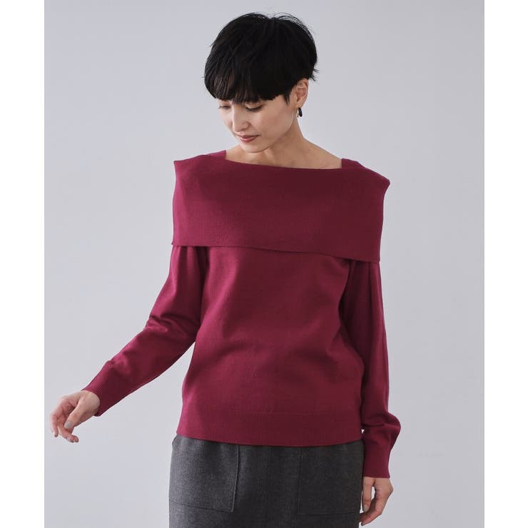 オフショルダーニット【洗濯機OK】 | OPAQUE.CLIP | 詳細画像13 