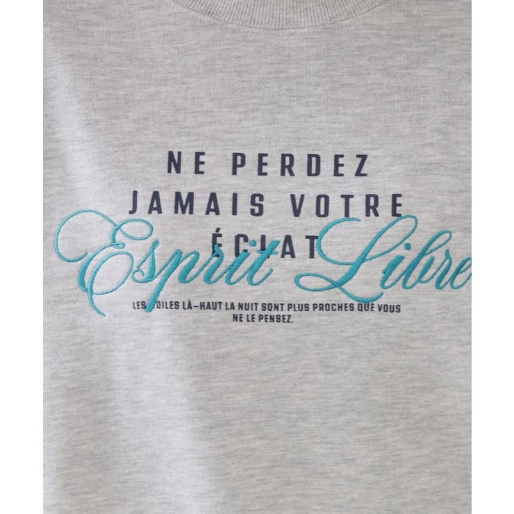 裏毛プリント刺繍ロゴ【洗濯機OK】 | OPAQUE.CLIP | 詳細画像8 