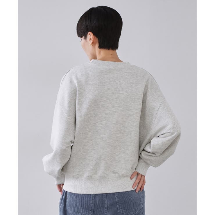 裏毛プリント刺繍ロゴ【洗濯機OK】 | OPAQUE.CLIP | 詳細画像11 