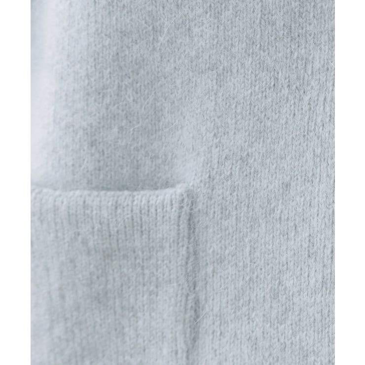 アンゴラ/フォックスブレンド ニットカーディガン【洗濯機OK】 | OPAQUE.CLIP | 詳細画像12 