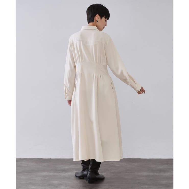 ウエストタックフィット&フレアワンピース【洗濯機洗いOK】 | OPAQUE.CLIP | 詳細画像11