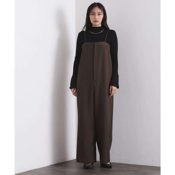 ブラウン(044) | ベアサロペット【洗濯機OK】 | OPAQUE.CLIP