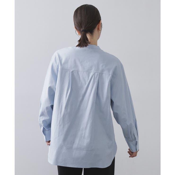 バンドカラーシャツ【洗濯機OK】 | OPAQUE.CLIP | 詳細画像15 