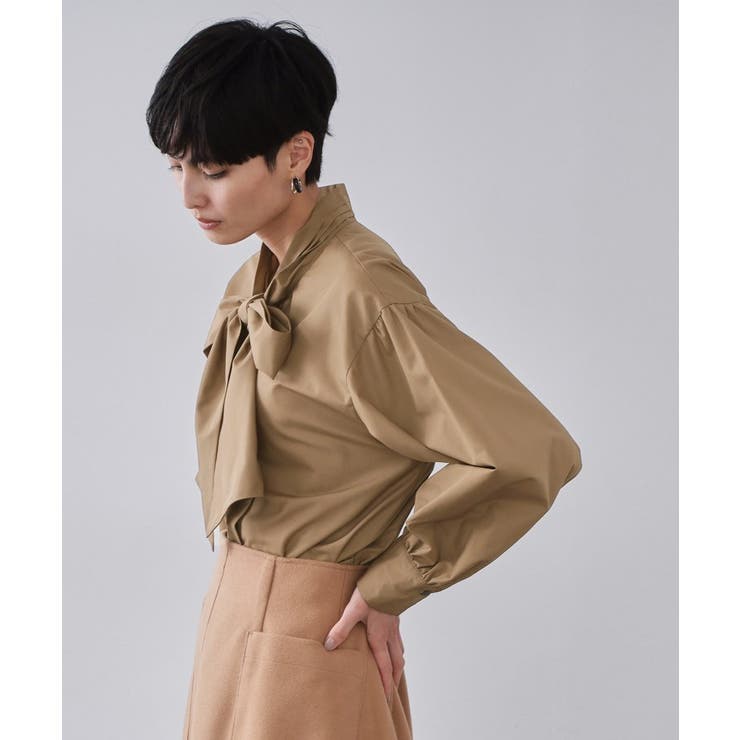 ボウタイブラウス【洗濯機OK】 | OPAQUE.CLIP | 詳細画像5 