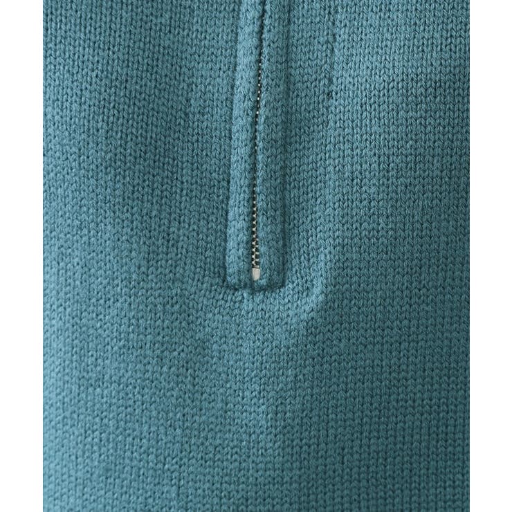 ハーフジップミドルゲージニット【洗濯機OK】 | OPAQUE.CLIP | 詳細画像12 