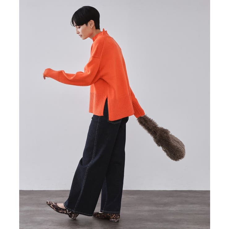 ハーフジップミドルゲージニット【洗濯機OK】 | OPAQUE.CLIP | 詳細画像15 