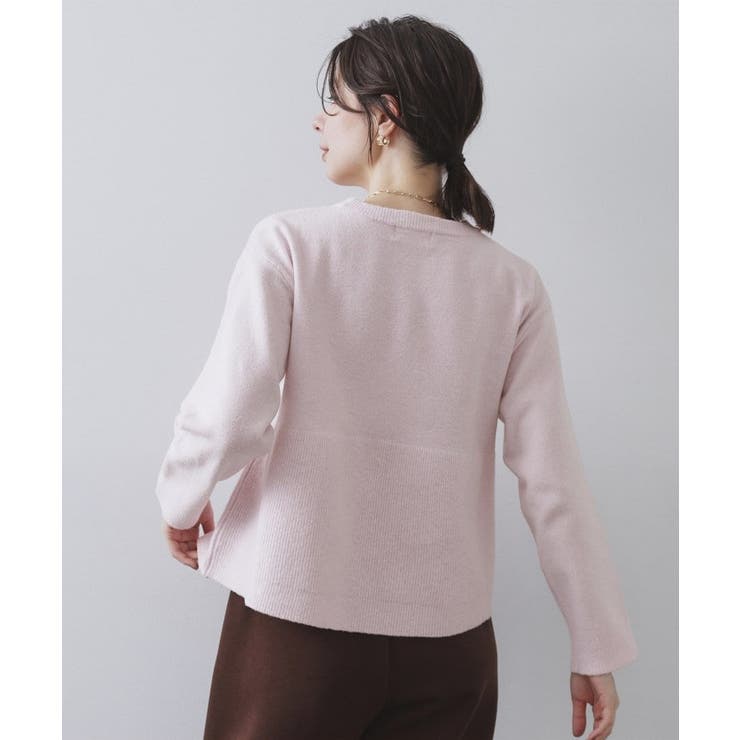 ペプラムニット【洗濯機OK】 | OPAQUE.CLIP | 詳細画像5 