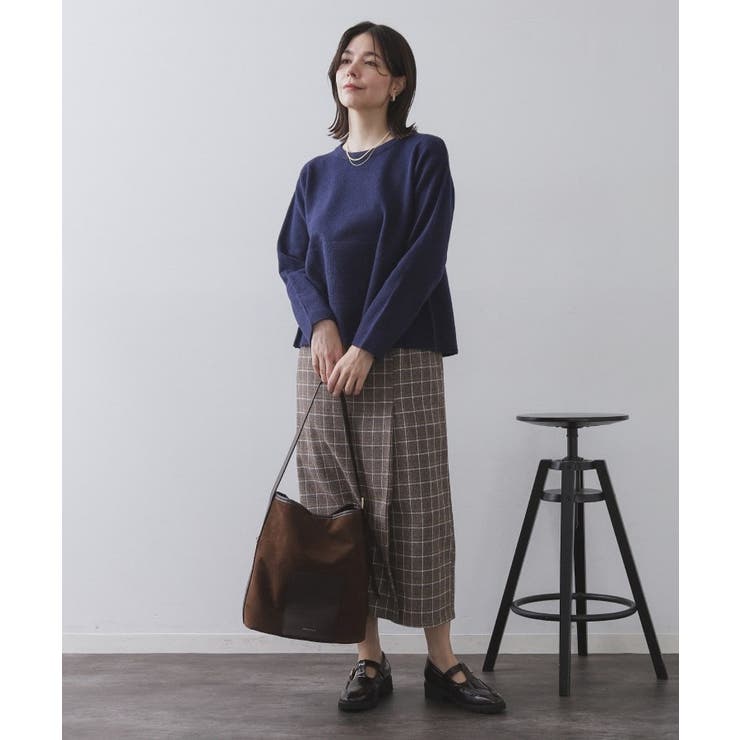 ペプラムニット【洗濯機OK】 | OPAQUE.CLIP | 詳細画像10 