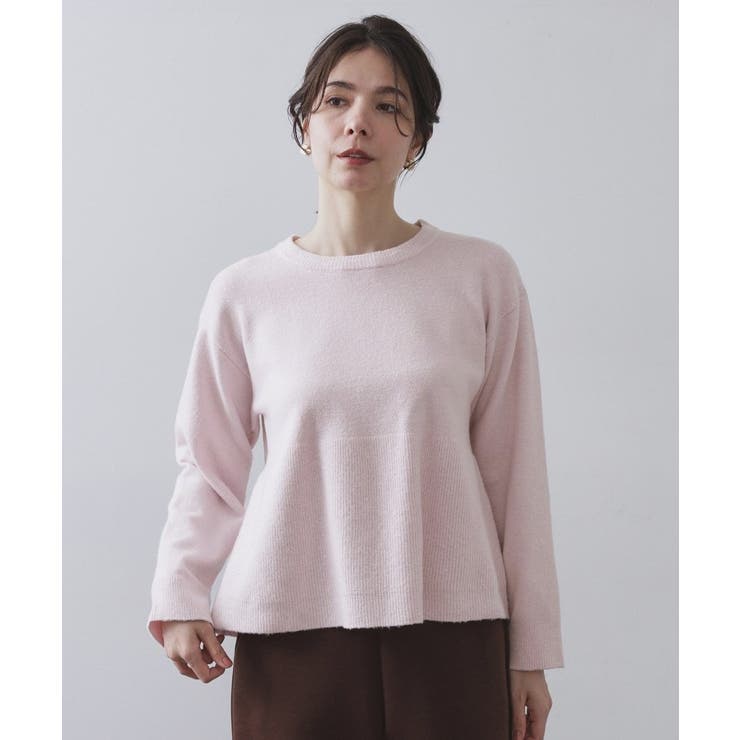 ペプラムニット【洗濯機OK】 | OPAQUE.CLIP | 詳細画像13 