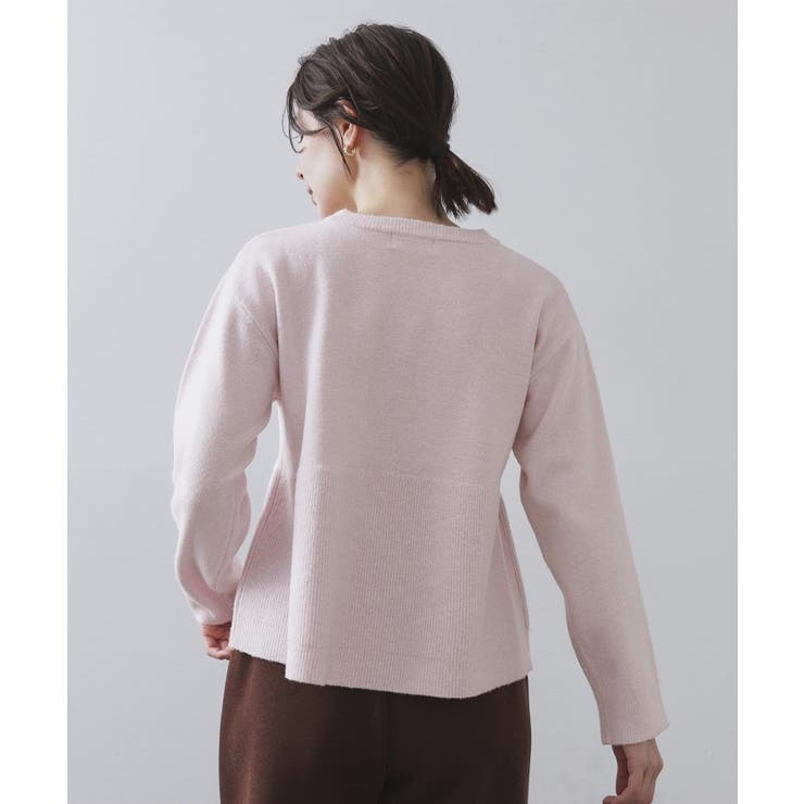 ペプラムニット【洗濯機OK】 | OPAQUE.CLIP | 詳細画像15 