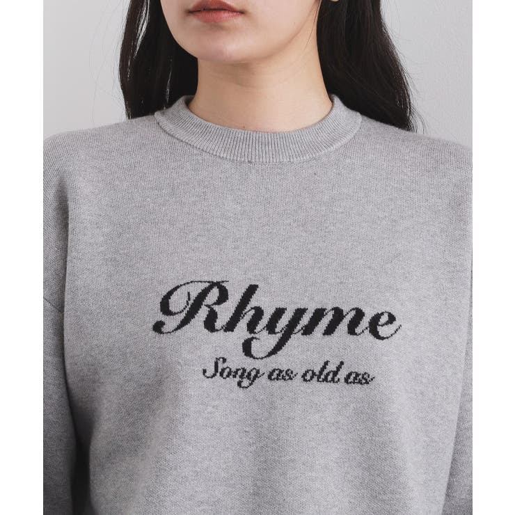 襟付きロゴジャカードニット【洗濯機OK】 | OPAQUE.CLIP | 詳細画像29 